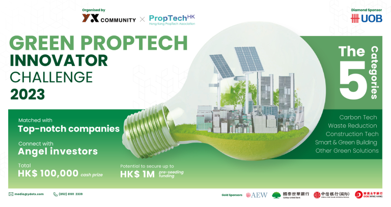 Green Proptech Innovator Challenge 2023 (Deadline: 30 April 2023)