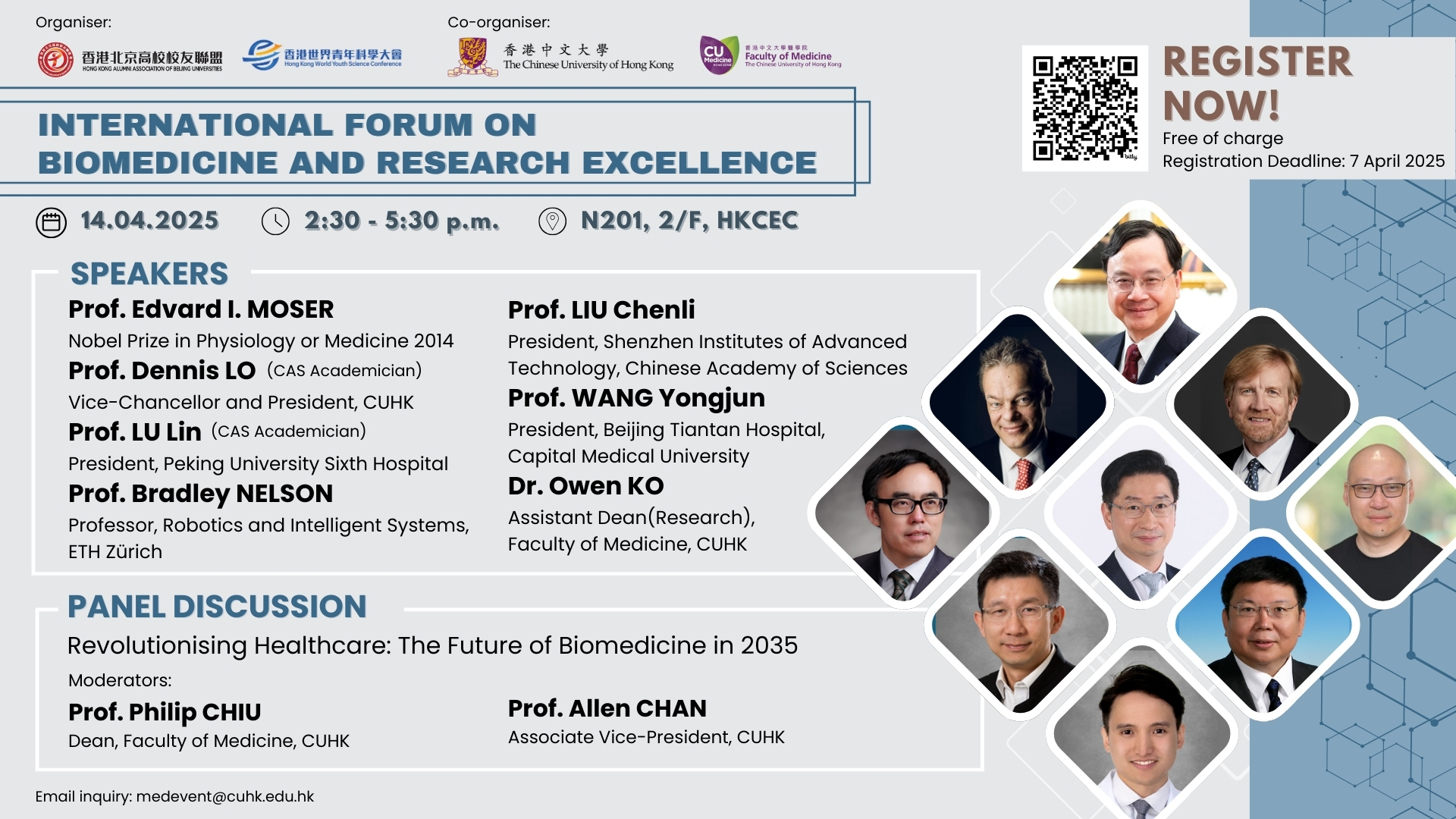 International Forum on Biomedicine and Research Excellence (14 April 2025)