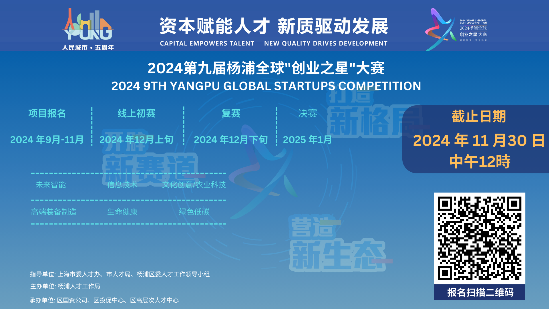 2024 9th YangPu Global Startups Competition┃2024第九届杨浦全球
