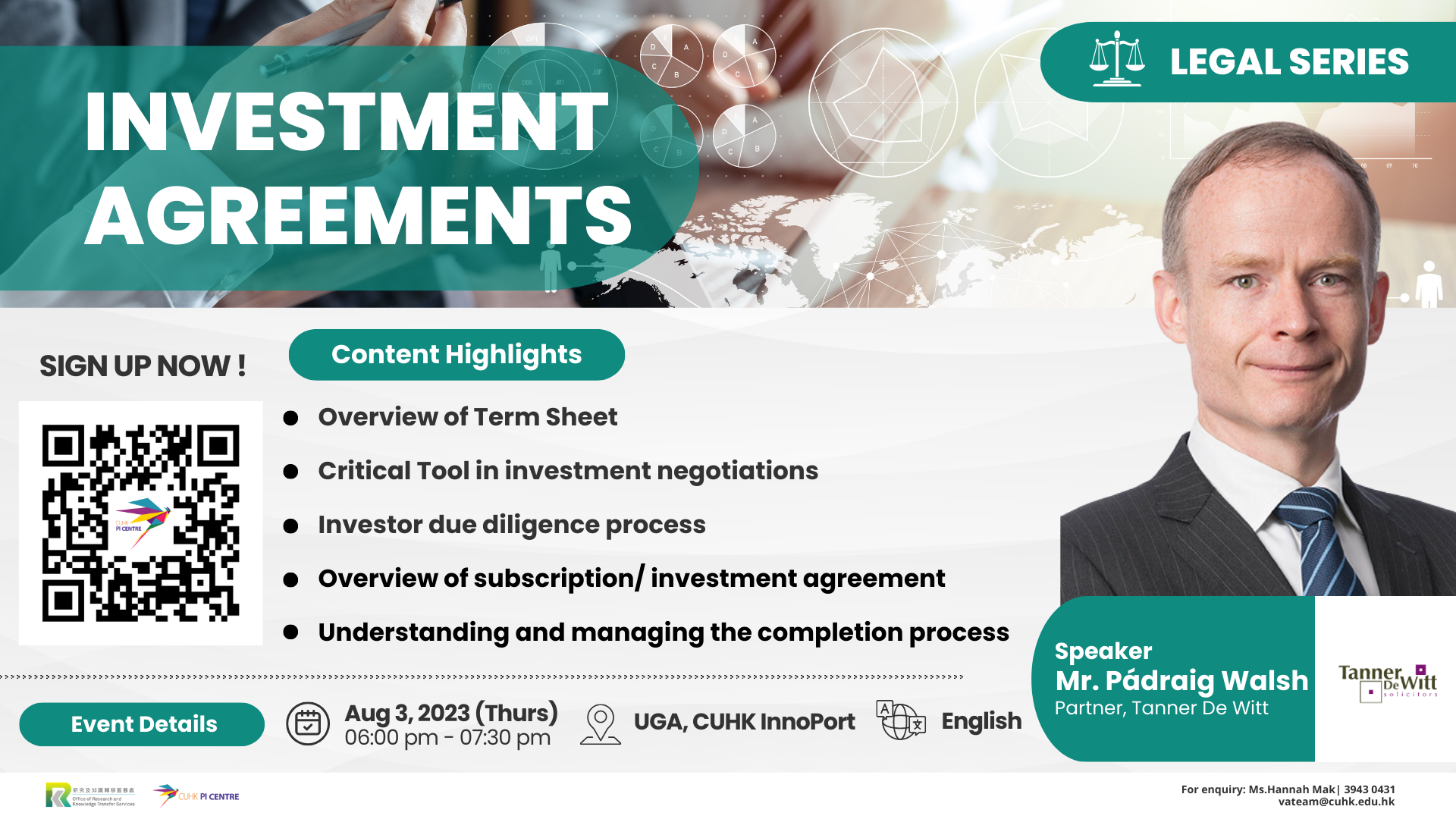Legal Series 8: Investment Agreements