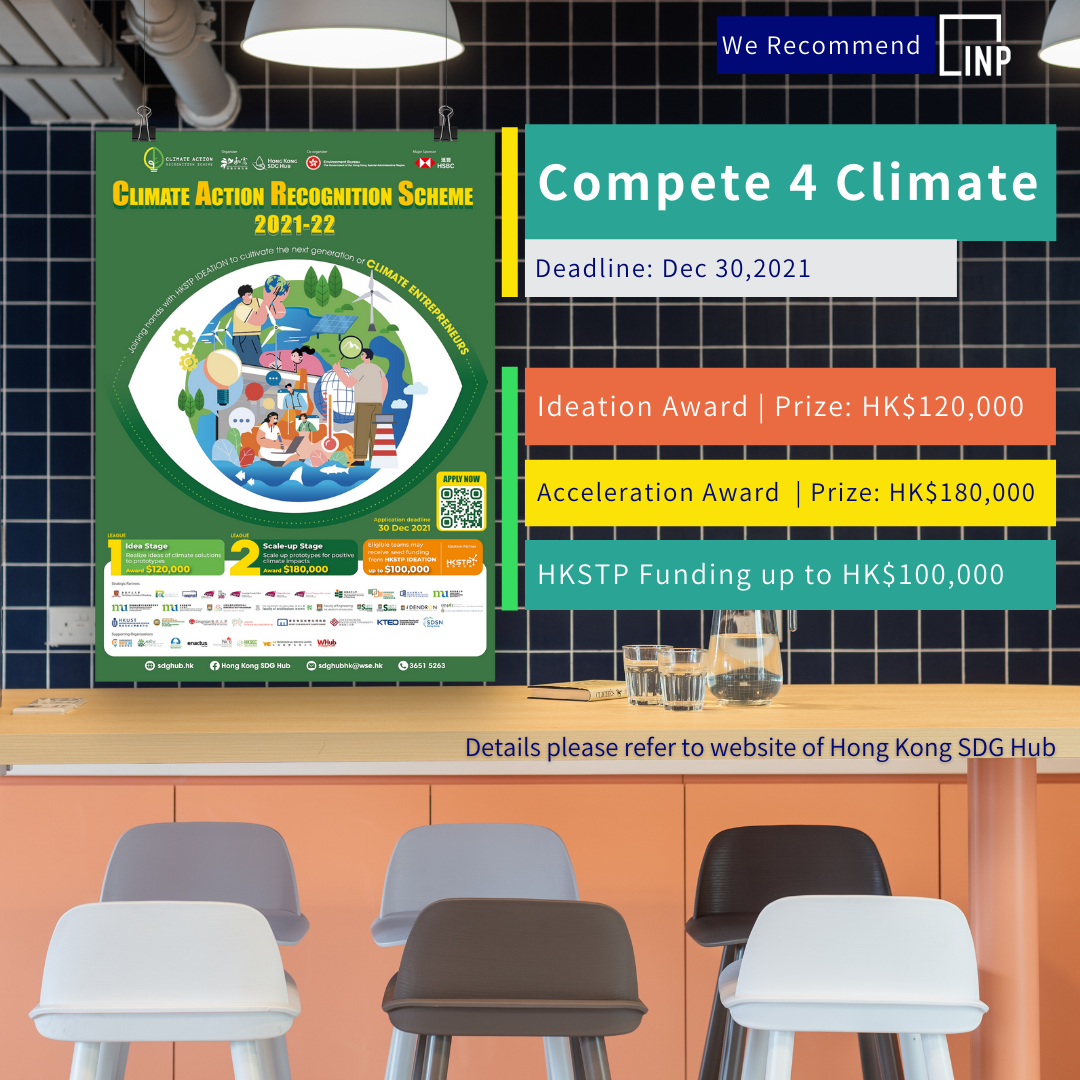 Set Sail Your Green Entrepreneur Dream: Climate Action Recognition Scheme 2021-22