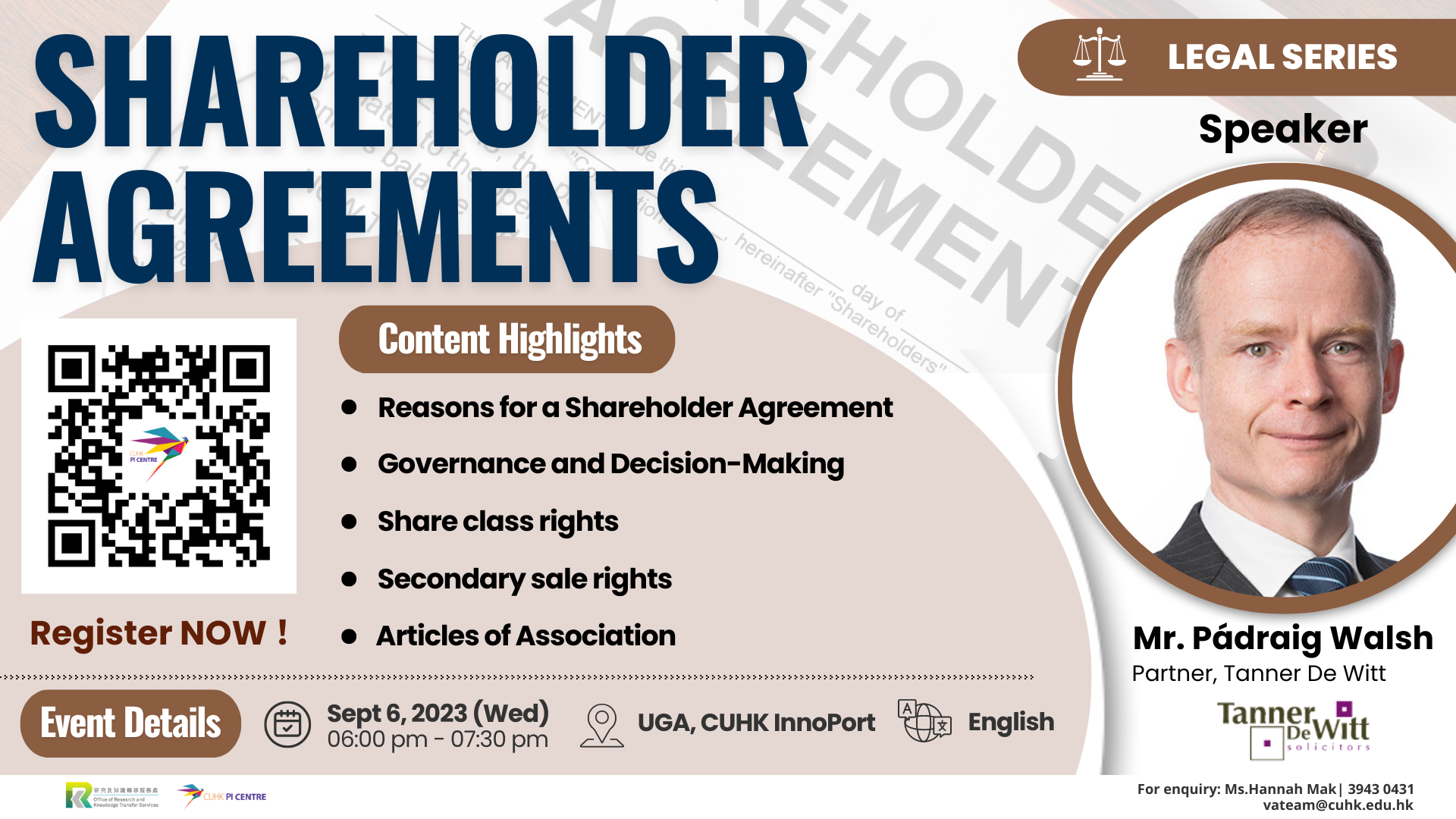 Legal Series 9 - Shareholder Agreements