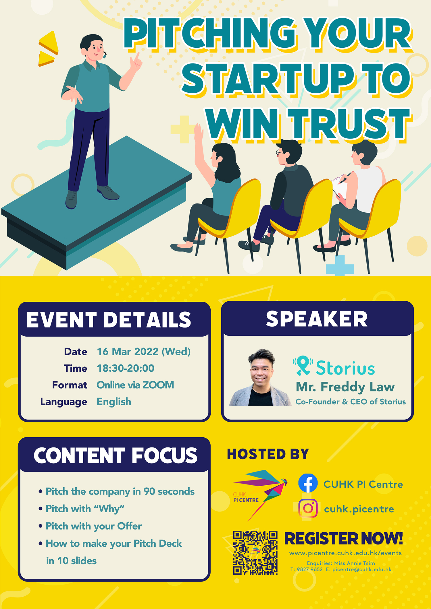 Pitching your Startup to win Trust