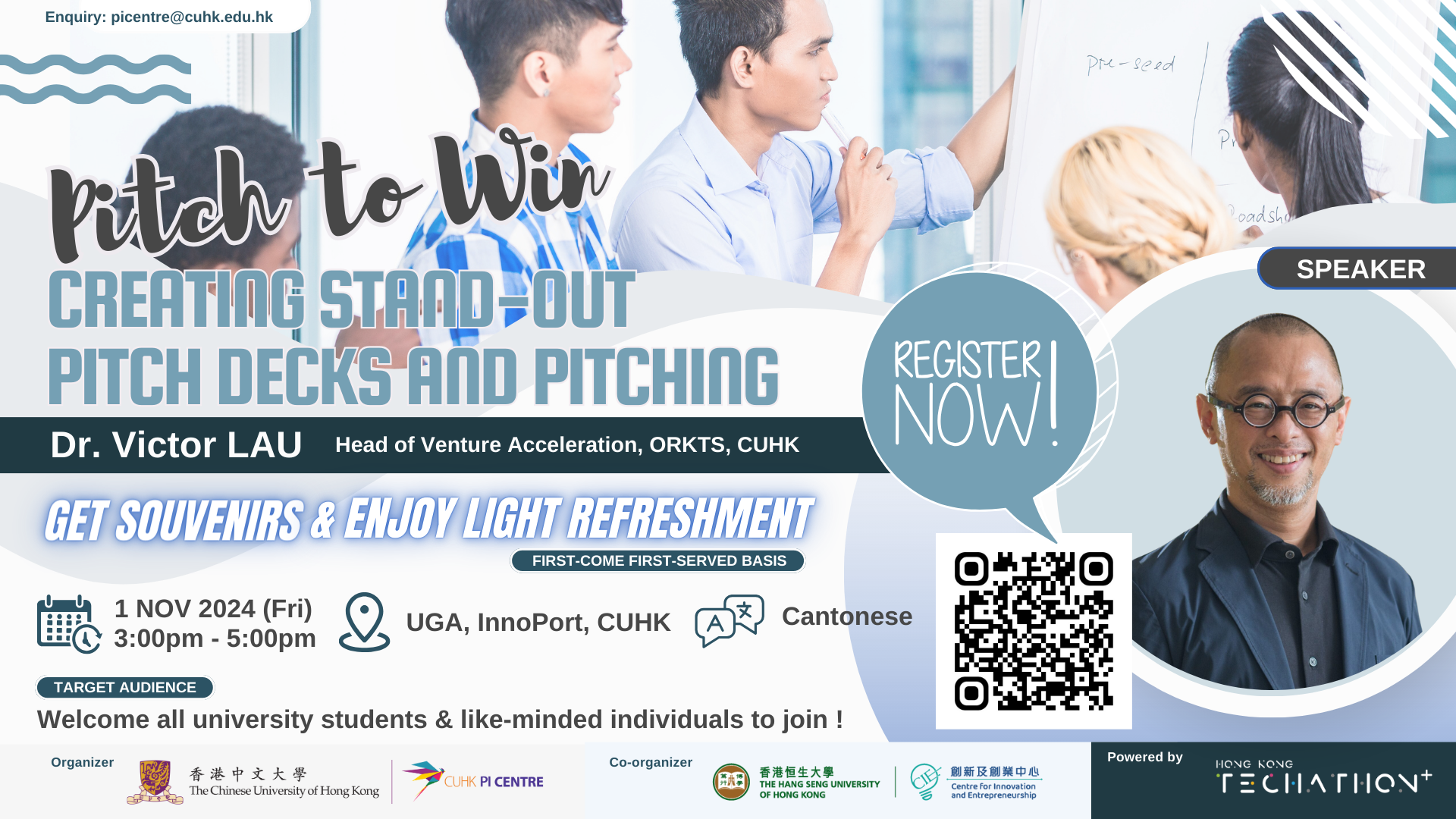 Mixer Programme – Pitch to Win: Creating Stand-Out Pitch Decks and Pitching
